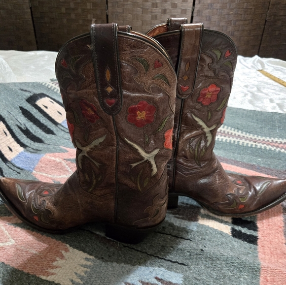 Dan Post Blue Bird Womens Cowboy Boots Size 8. Great Condition! - Picture 13 of 13